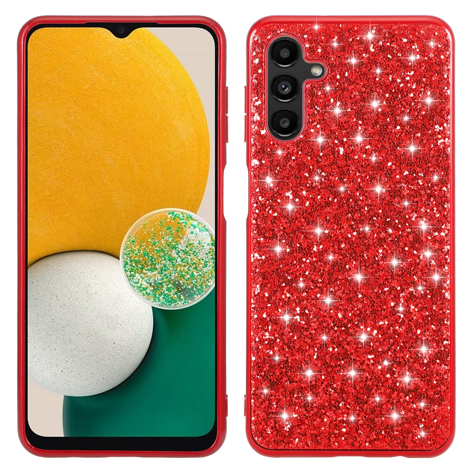 For Samsung Galaxy A25 5G (Global) (161.0 x 76.5 x 8.3mm) Phone Cover Electroplating TPU Frame Glitter Sequins PC Back Case For Samsung Galaxy A25 5G (Global) (161.0 x 76.5 x 8.3mm) Phone Cover Electroplating TPU Frame Glitter Sequins PC Back Case